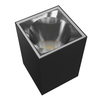 Torre lampa elewacyjna 9W 1000lm CCT IP54 czarna