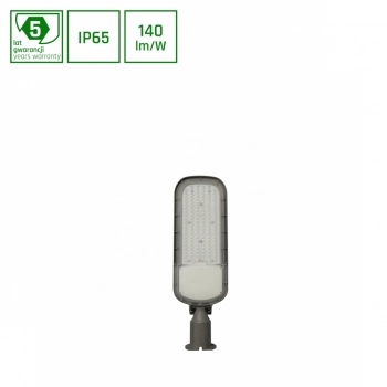 Streetos 2 lampa uliczna LED 100W 14000lm światło neutralne białe IP65 IK09 Czujnik Zmierzchu szara SLI027017NW_PW Spect