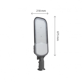 Streetos 2 lampa uliczna 150W 21000lm światło neutralne białe IP65 IK09 szara czujnik zmierzchu