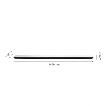 Limea Gigant Hermetyk 1500mm LED 52W 8900lm światło neutralne białe IP65 IK10 czarny