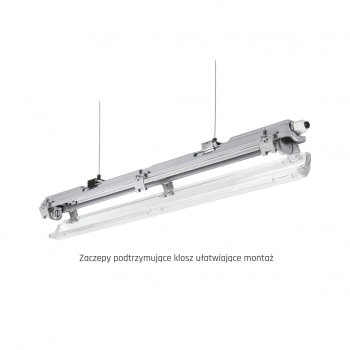 Limea Slim Hermetyk G13 tuba LWD 60cm IP65 szara