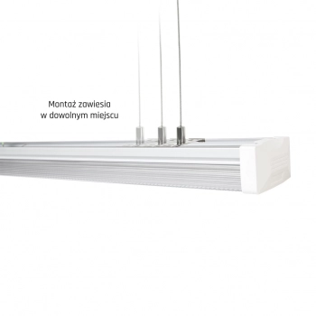 Limea Prismatica 1200mm 40W 5100lm światło neutralne białe IP44 IK10