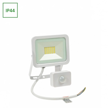 Noctis Lux 2 naświetlacz 20W 1790lm światło ciepłe białe IP44 biały czujnik ruchu PIR SLI029042WW_CZUJNIK SpectrumLED