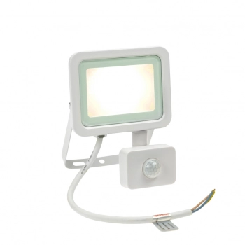Noctis Lux 2 naświetlacz 20W 1790lm światło ciepłe białe IP44 biały czujnik ruchu PIR