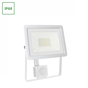 Noctis Lux 2 naświetlacz 30W światło 2750lm neutralne białe IP44 biały czujnik ruchu PIR SLI029043NW_CZUJNIK SpectrumLED