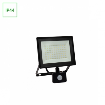 Noctis Lux 3 naświetlacz 50W 4300lm światło ciepłe białe IP44 czarny czujnik ruchu PIR SLI029051WW_CZUJNIK_PW SpectrumLE