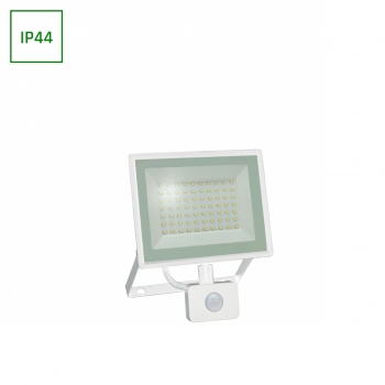 Noctis Lux 3 naświetlacz 50W 4500lm światło neutralne białe IP44 biały czujnik ruchu PIR SLI029055NW_CZUJNIK_PW Spectrum