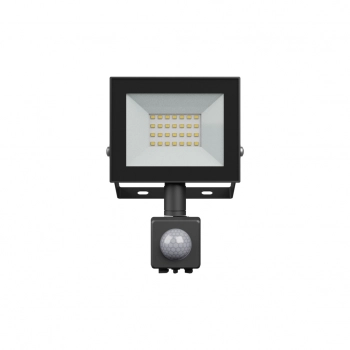 Noctis Lux 4 naświetlacz 20W 1650lm światło ciepłe białe IP44 czarny czujnik ruchu PIR