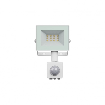 Noctis Lux 4 naświetlacz 10W 750lm światło ciepłe białe IP44 biały czujnik ruchu PIR