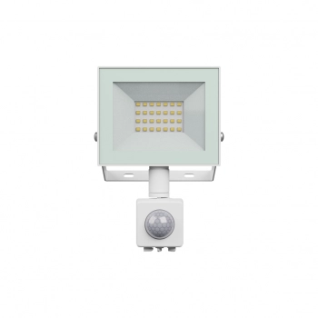 Noctis Lux 4 naświetlacz 20W 1650lm światło zimne białe IP44 biały czujnik ruchu PIR