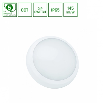 Nymphea City Pro 2 24/30W 4400lm CCT IP65 IK08 biały SLI031040CCT_PW SpectrumLED