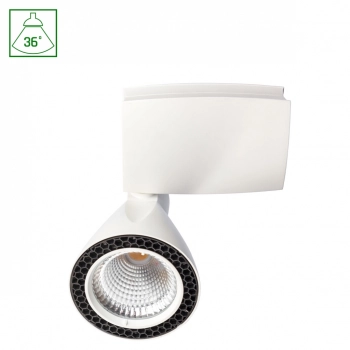Madara COB LED reflektor na szynoprzewód 3F 30W 2200lm światło zimne białe SLI033014CW_36ST_WHITE SpectrumLED