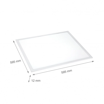 Algine Panel 45W 4820lm światło ciepłe białe IK06 biały