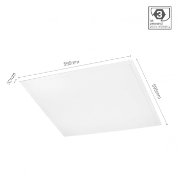 Algine Panel Backlight 40W 4800lm światło neutralne białe