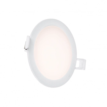 Algine Eco okrągła natynk-Podtynk downlight 6W 750lm światło ciepłe białe IK06 biały