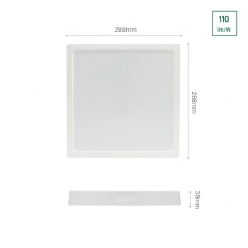 Algine Natynk Downlight lampa sufitowa 24W 2650lm światło neutralne białe IK06 biała