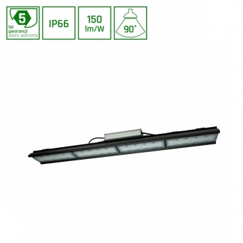 Halls Line High Bay 200W 300000lm światło neutralne białe IP66 IK10 czarny 0-10V SLI048004NW_PW SpectrumLED