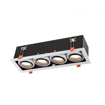 Modern Day Mini lampa wbudowywana 4xGU10 biała czarna