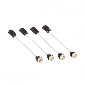 Modern Day Mini lampa wbudowywana 4xGU10 biała czarna