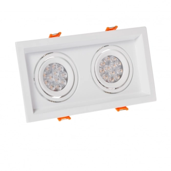 Mdd Mini Due lampa wbudowywana 2xGU10 biała SLIP002006 SpectrumLED