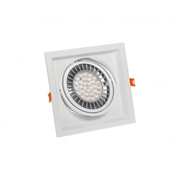 Mdd Maxi Uno lampa wbudowywana GU10 AR111 biała SLIP002007 SpectrumLED
