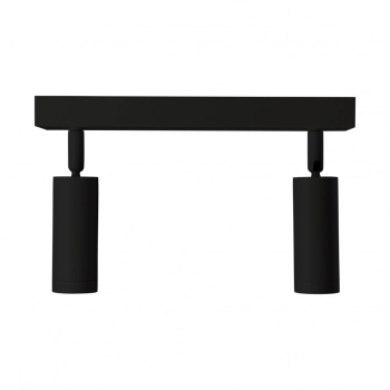 Madara Slim lampa sufitowa 2xGU10 MR11 czarna