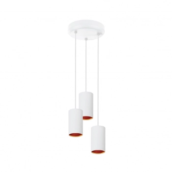 Chloe lampa wisząca 3xGU10 biała złota SLIP005005 SpectrumLED