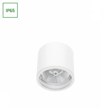 Chloe GU10 AR111 lampa sufitowa IP65 biała okrągła nieruchoma SLIP005031 SpectrumLED