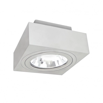 Mirora lampa sufitowa GU10 AR111 biała kwadratowa ruchoma