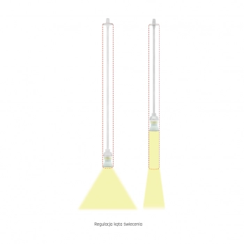 Chloe Slim lampa wisząca GU10 MR11 biała
