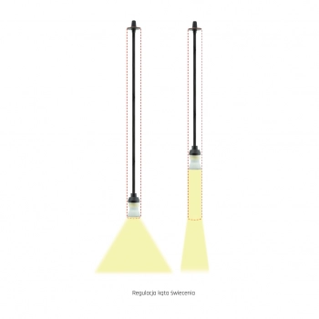 Chloe Slim lampa wisząca GU10 MR11 czarna