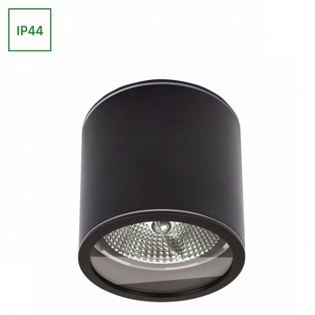 Chloe lampa sufitowa GU10 AR111 IP44 czarna SLIP005057 SpectrumLED