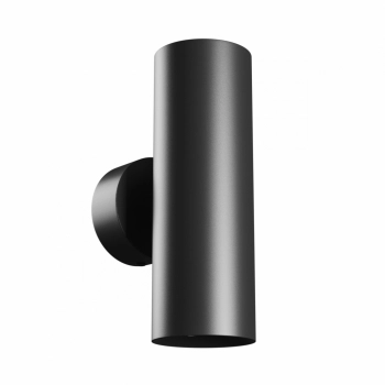 Squalla Variosa Tubo kinkiet 2xGU10 czarny SLIP006018 SpectrumLED