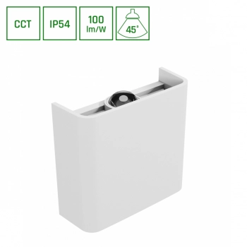 Lunarix 1 kinkiet 2W 200lm CCT IP54 RA90 biały SLIP007016 SpectrumLED