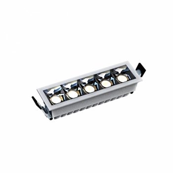 Grid Model L lampa podtynkowa LED 12W biała WLD+10205_ZASILACZ SpectrumLED
