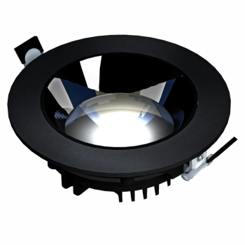 Mirror Model XL lampa podtynkowa LED 30W czarna WLD+20034_ZASILACZ SpectrumLED