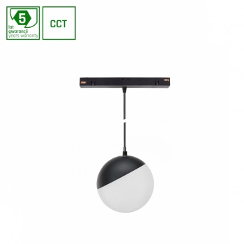 System Shift Smart Globe P lampa wisząca 5W 400lm CCT DIM czarna WLD+40001_SMART SpectrumLED