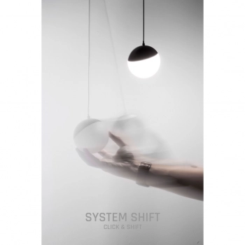 System Shift Smart Globe P lampa wisząca 5W 400lm CCT DIM czarna