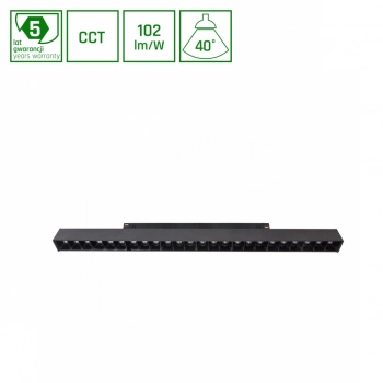 System Shift Smart Grid L lampa liniowa LED 22W 2250lm CCT DIM czarna WLD+40013_SMART SpectrumLED