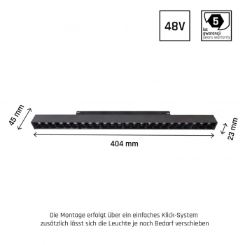 System Shift Smart Grid L lampa liniowa LED 22W 2250lm CCT DIM czarna