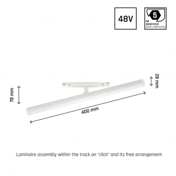System Shift Smart Beam regulowana 12W 1200lm CCT/DIM
