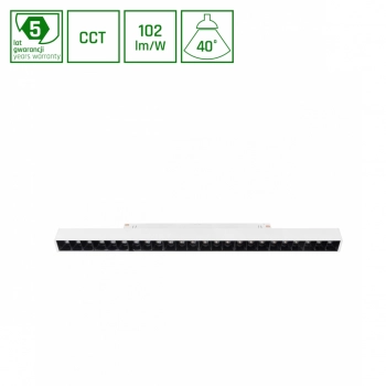 System Shift Smart Grid L lampa liniowa LED 22W 2250km CCT DIM czarna WLD+40042_SMART SpectrumLED
