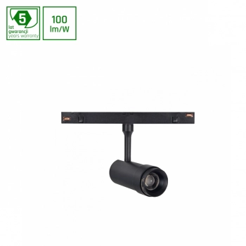 System Shift Spot Zoom S lampa na szynoprzewód 5W 500lm czarna WLD+40049 SpectrumLED