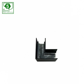 System Shift łącznik Slim L Poziomy czarny WLD+40076 SpectrumLED