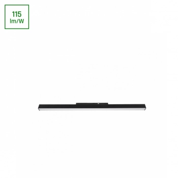 System Shift Basic Line M lampa liniowa 600mm 20W 2300lm 3000K czarna WLD+70008WW SpectrumLED