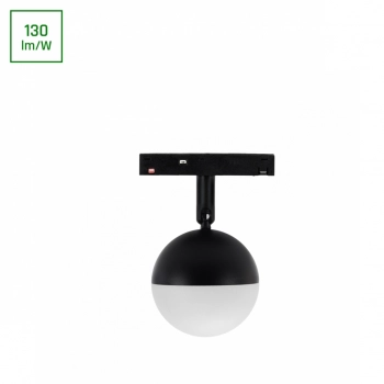 System Shift Basic Globe lampa kula 90mm 10W 1300lm 4000K czarna WLD+70020NW SpectrumLED