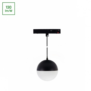 System Shift Basic Globe P lampa kula zwis 90mm 10W 1300lm 4000K czarna WLD+70021NW SpectrumLED