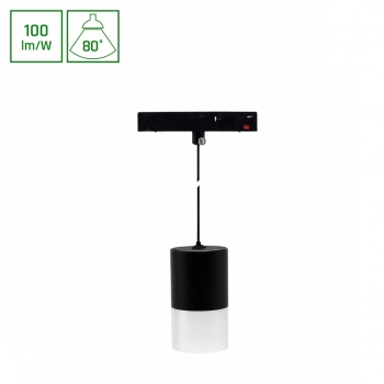 System Shift Basic Hangit lampa wusząca 7W 700lm 4000K czarna WLD+70024NW SpectrumLED