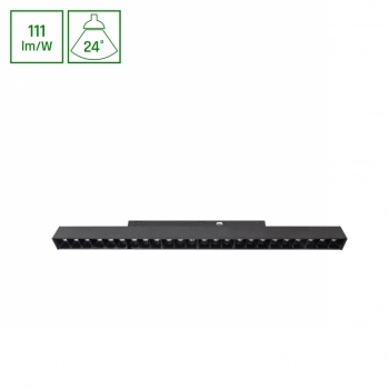 System Shift Basic Grid M lampa liniowa 330mm 18W 2000lm 4000K czarna WLD+70030NW SpectrumLED