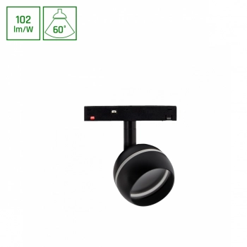 System Shift Basic Globe Ring lampa kula 90mm 10W 1020lm 2700K czarna WLD+70032WW SpectrumLED
